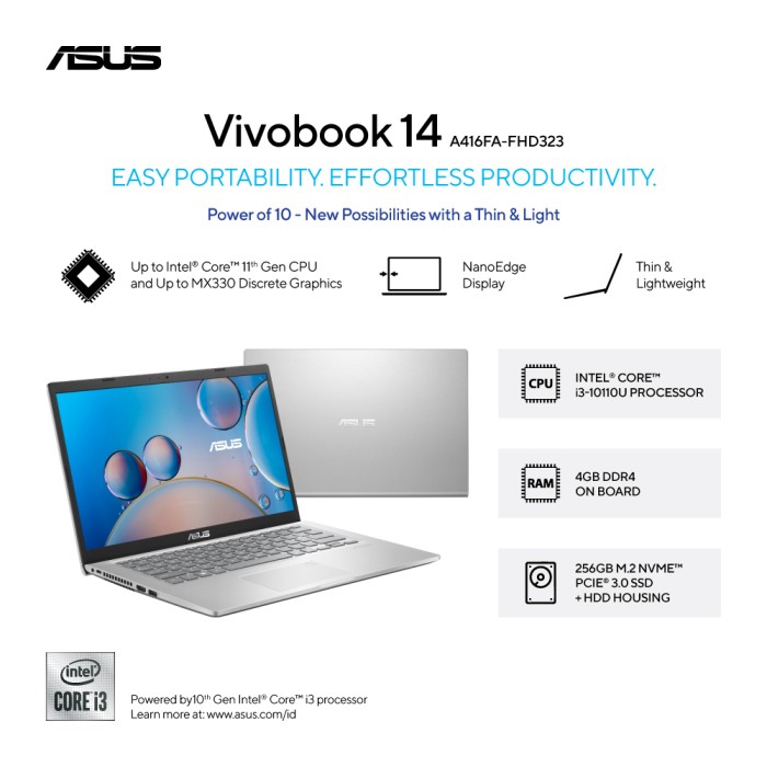 Asus A416FA-FHD323 i3-10110U
