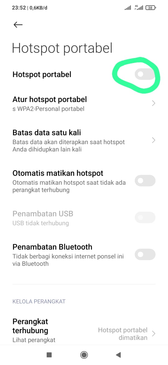 hotspot hp ke komputer