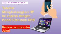 cara menghubungkan hp ke laptop dengan kabel data
