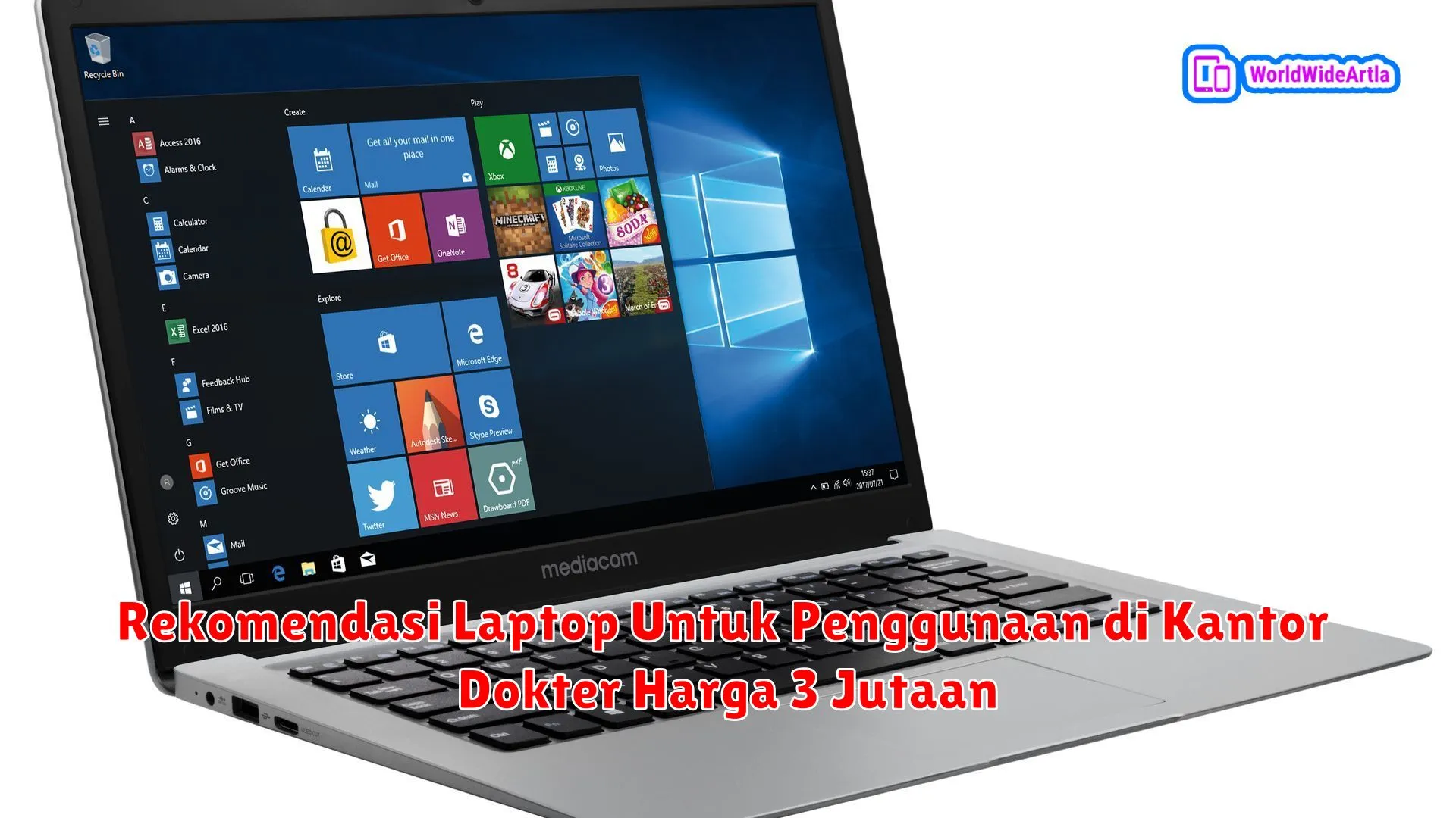 Rekomendasi Laptop Untuk Penggunaan di Kantor Dokter Harga 3 Jutaan